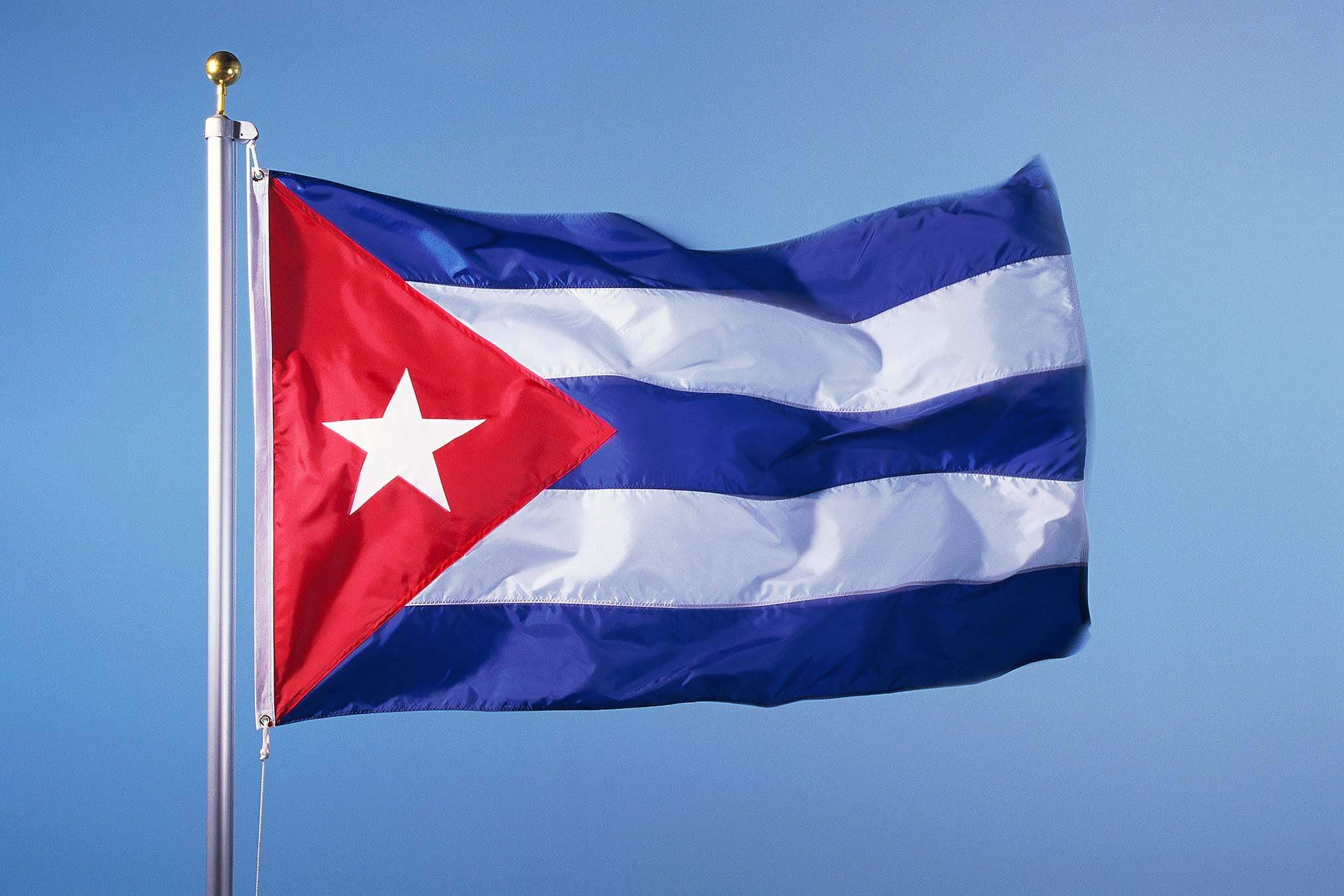 cuban flag and flights