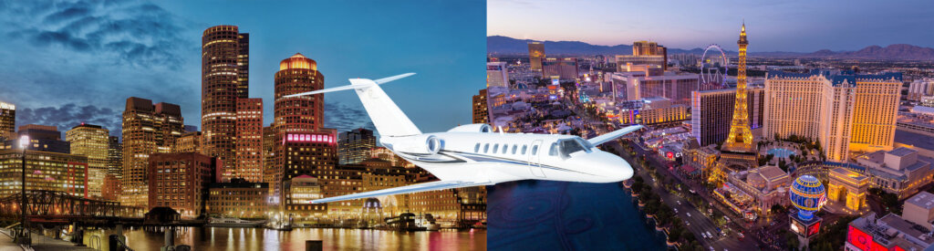 Private Jet from Boston to Las Vegas