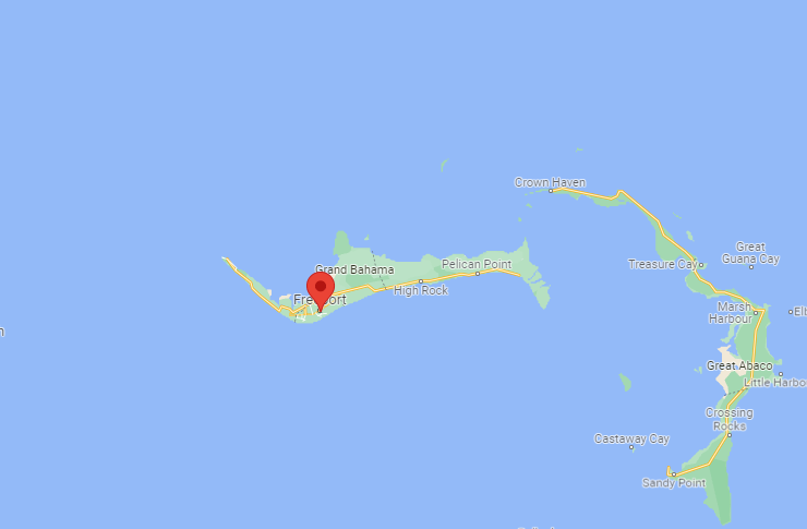 Freeport Bahamas Map