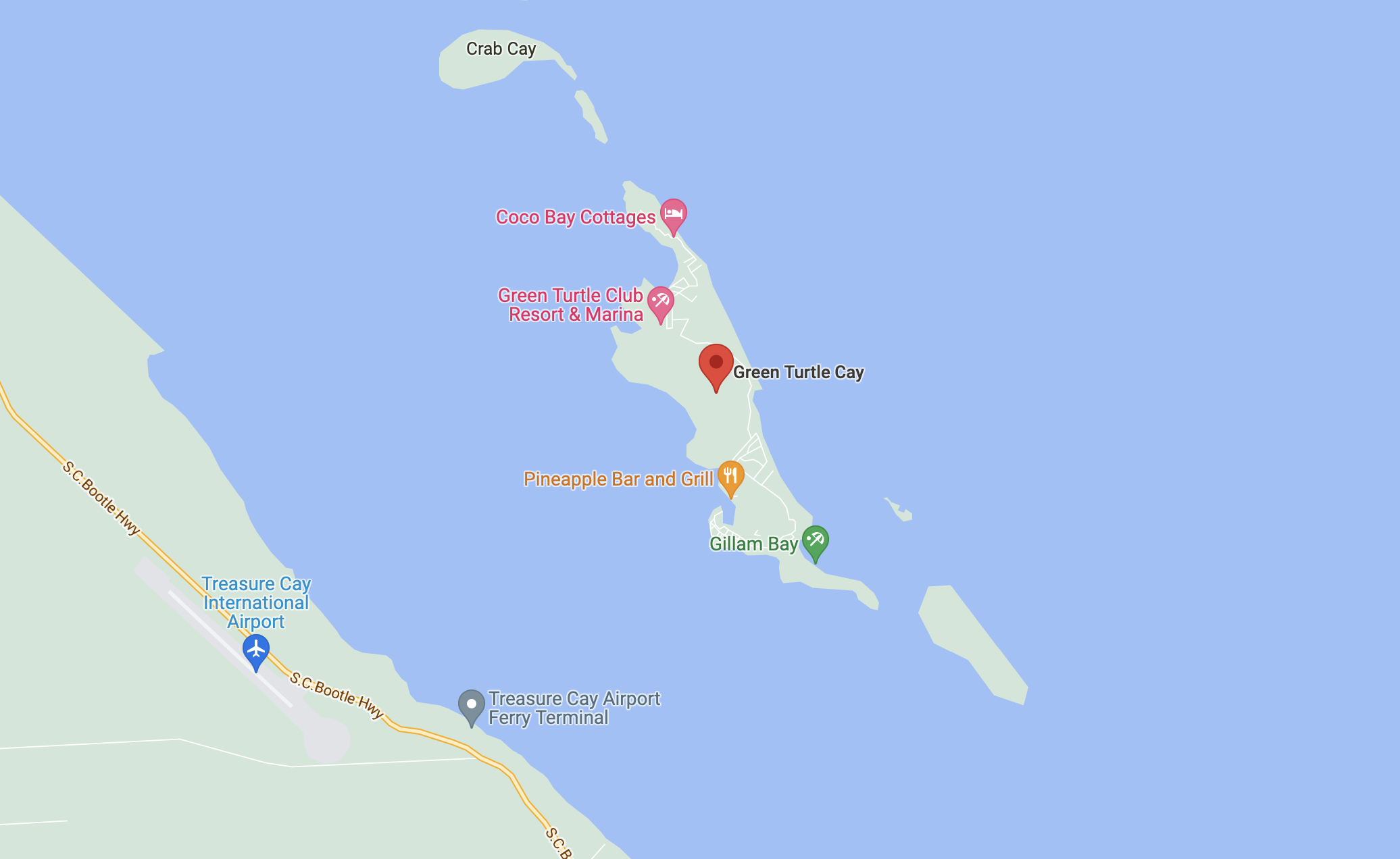 Flights to Green Turtle Cay