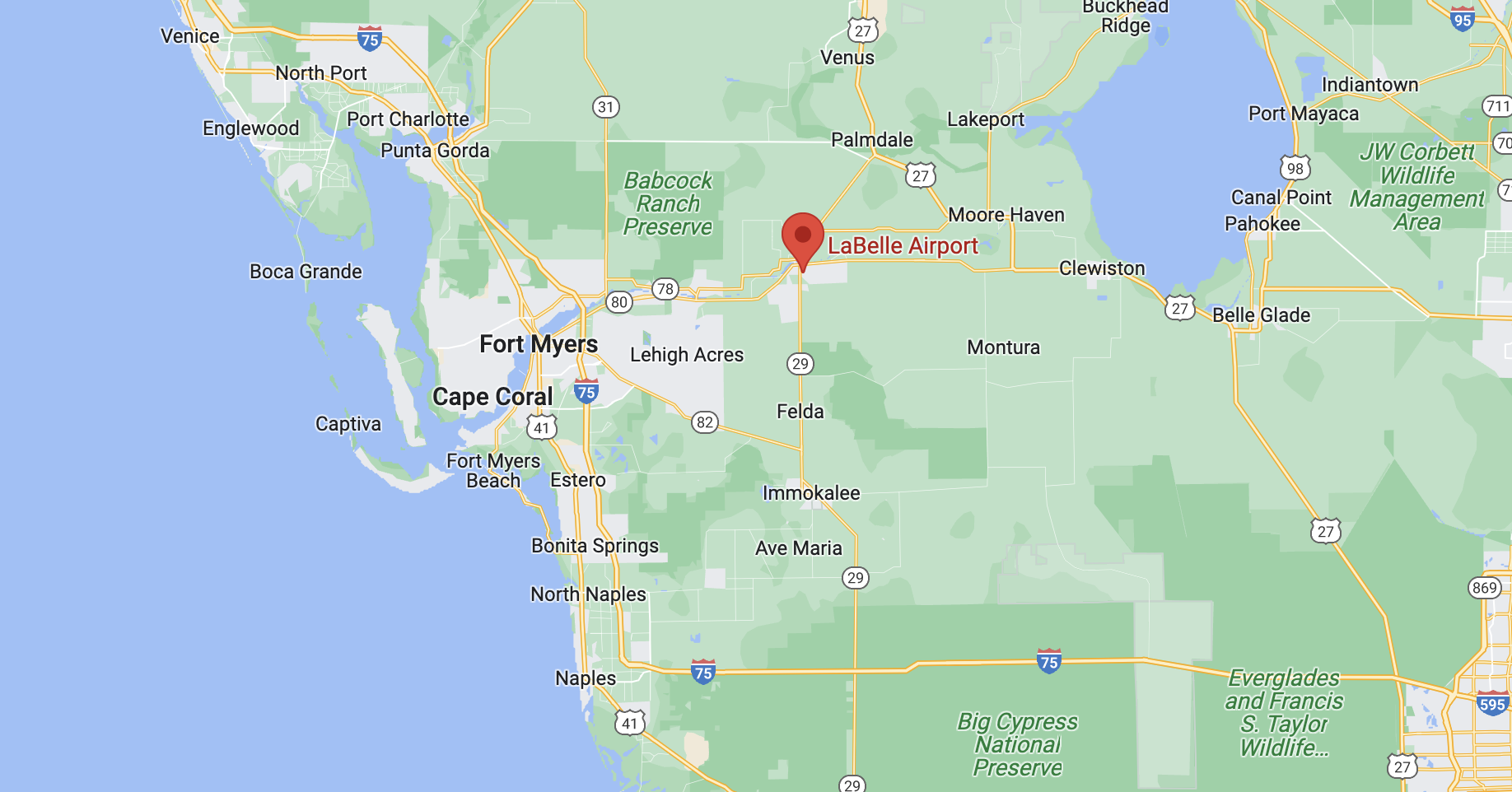 LaBelle Municipal Airport Noble Air Charter