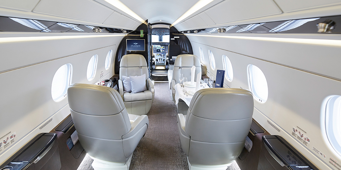 Embraer Legacy 450 interior back