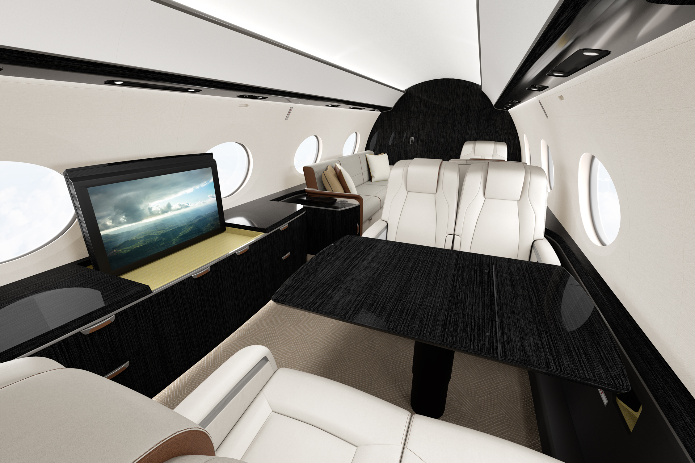 Gulfstream G800 interior