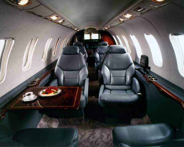 LearJet 45 interior