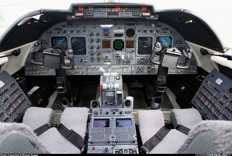 LearJet 60 cabin