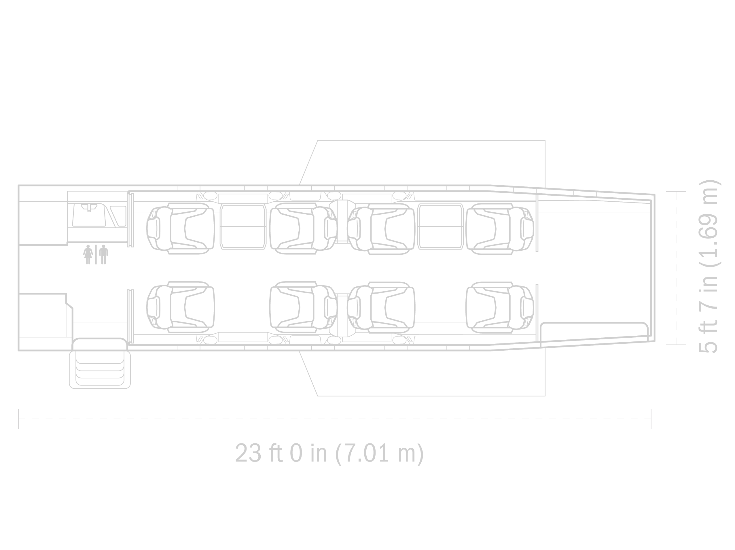 Pilatus PC-24 layout
