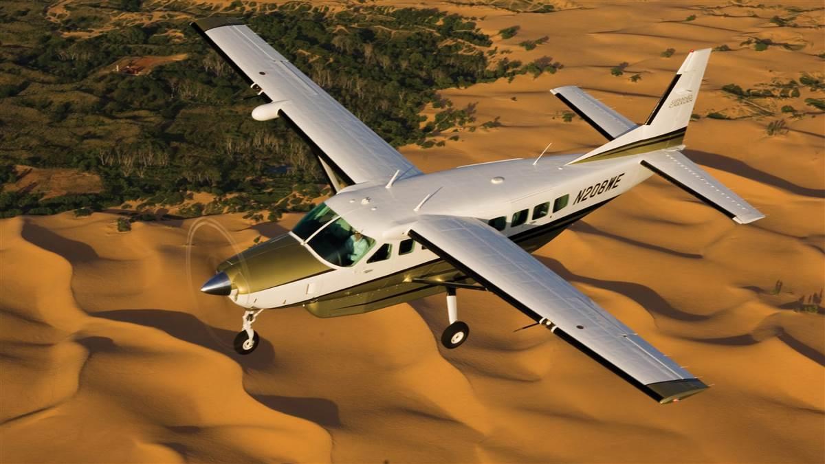 Cessna Caravan desert