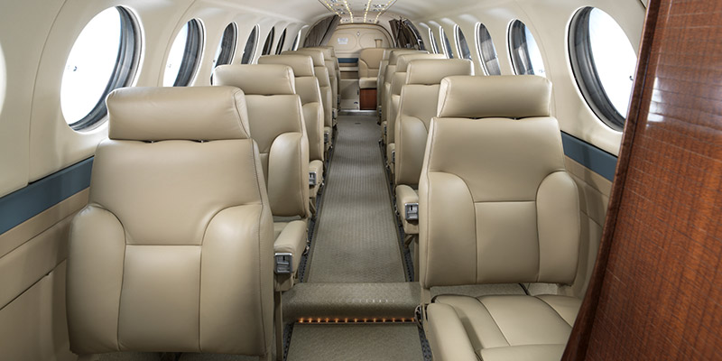 King Air 360ER interior