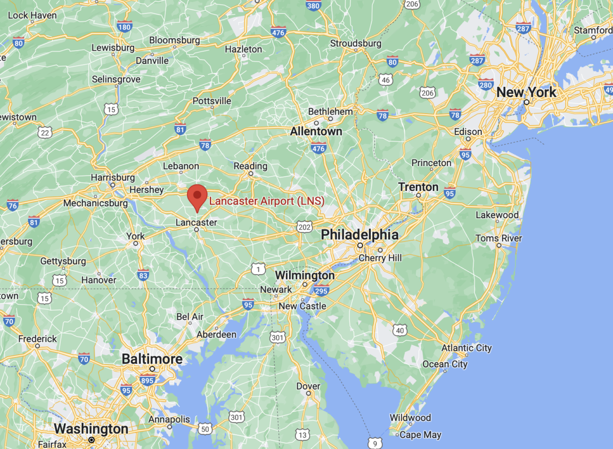 Lancaster Airport KLNS LNS Noble Air Charter