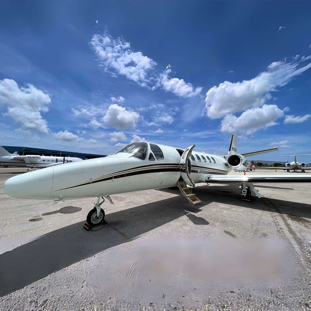 A Cessna Citation Bravo private air charter jet for Noble Air Charter Miami